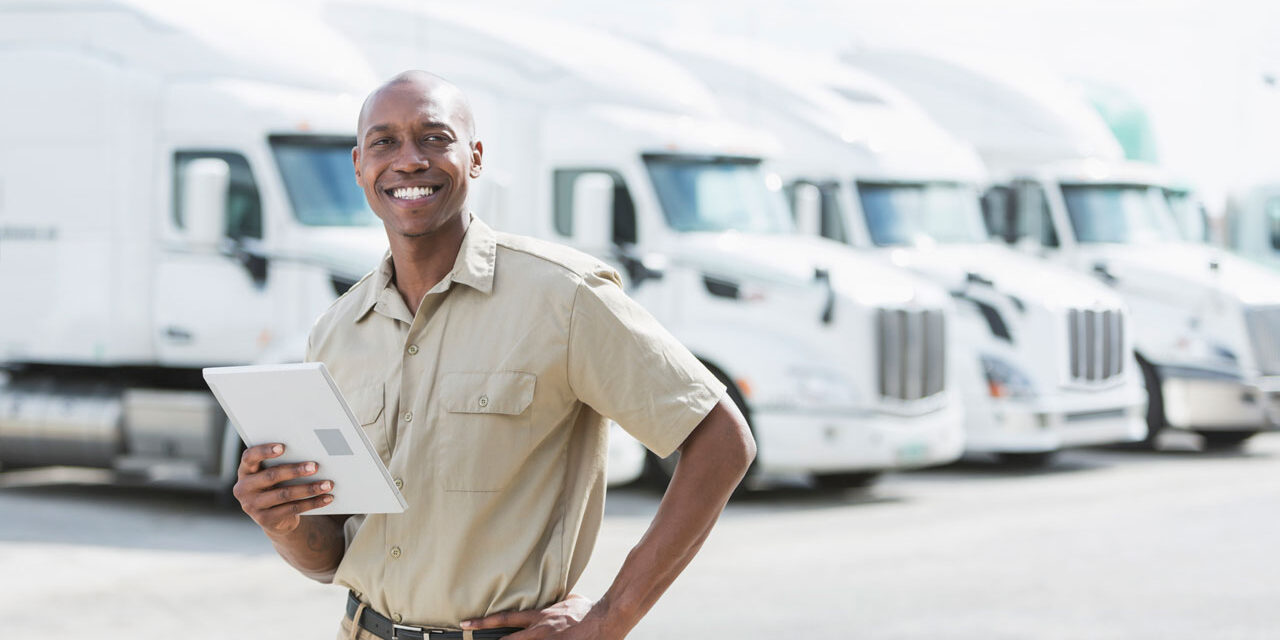 Truck Fleet Manager With Fleet Of Trucks